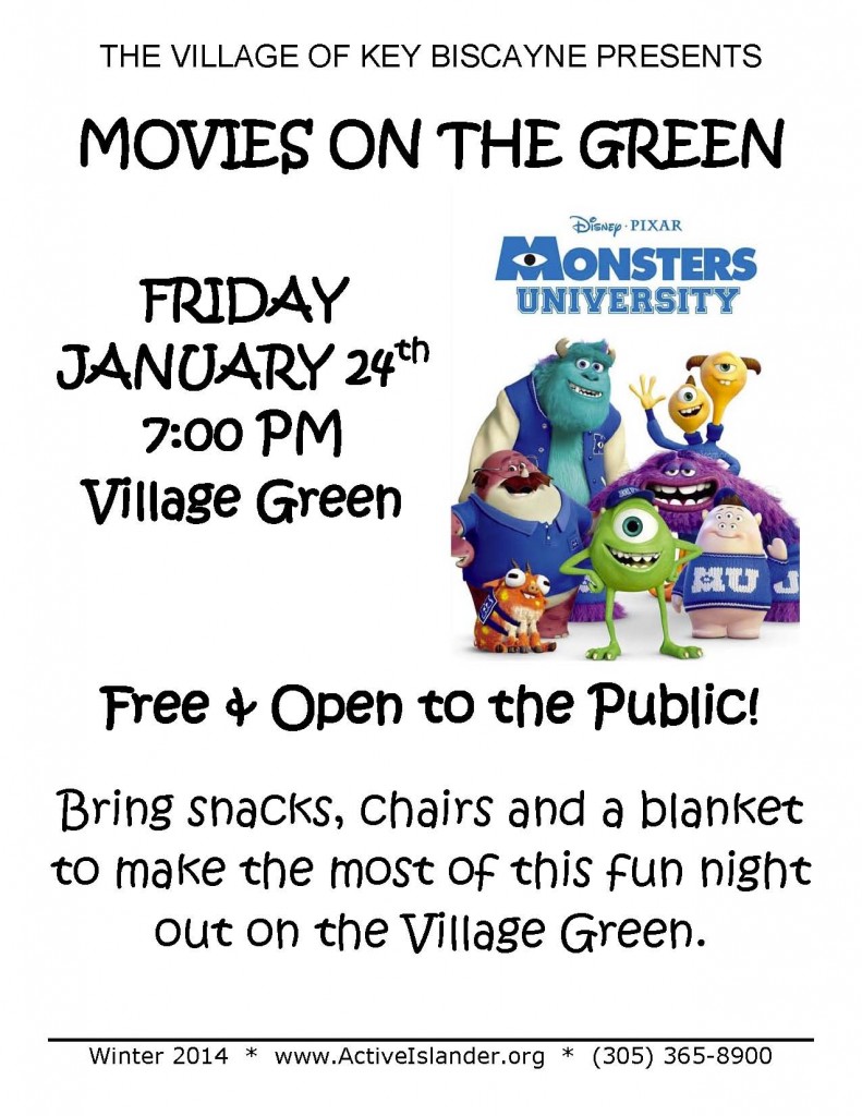 Movies on the Green 1-24-14