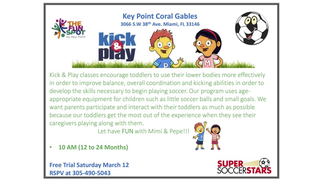 Kick and Play Flyer