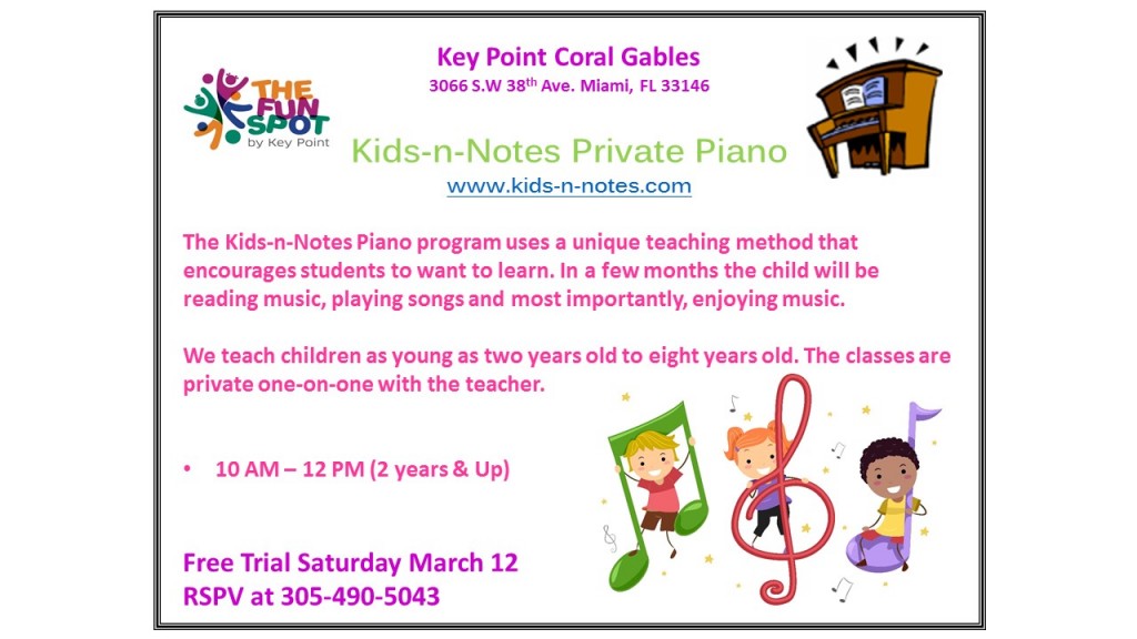 Private Piano Flyer