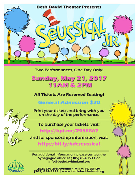 2017 Seussical JR Flyer